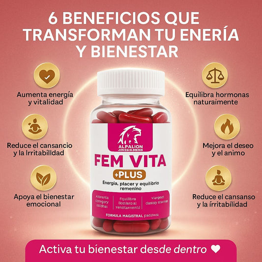 FEM VITA +PLUS - Energía, Placer y Equilibrio Hormonal